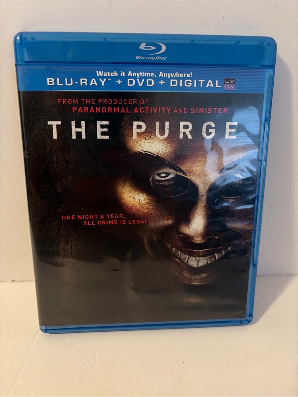 The Purge (Blu-ray/DVD, 2013, 2-Disc Set)
